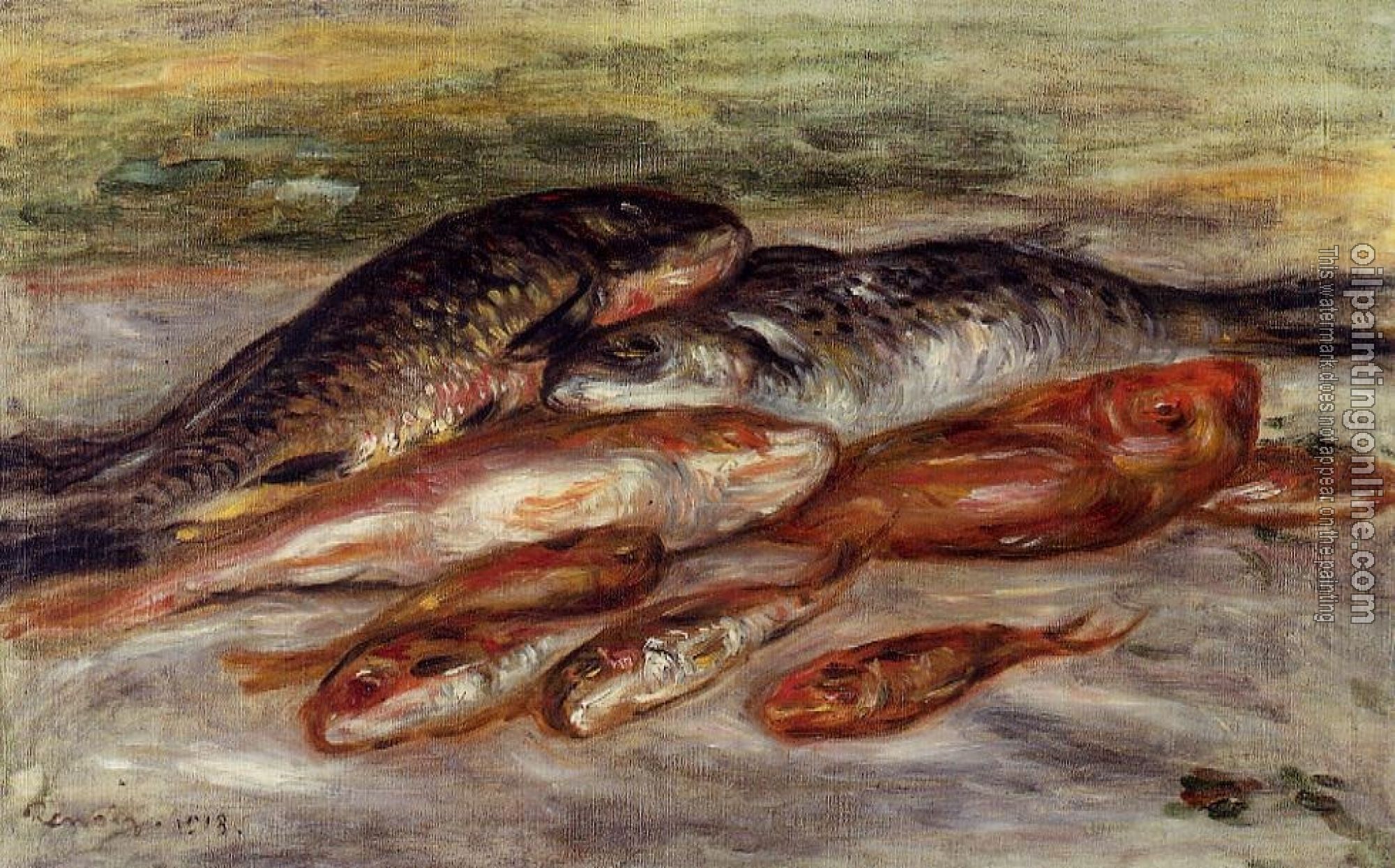 Renoir, Pierre Auguste - Still Life with Fish